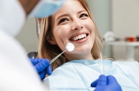 happy dental patient