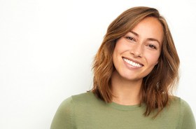 woman with beautiful smile