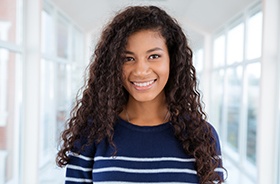 Young woman with healthy smile